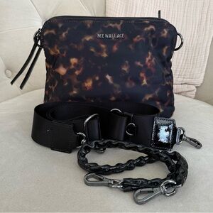 MZ Wallace Tortoise Bowery Crossbody Bag